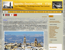 Tablet Screenshot of ippolito-desideri.net